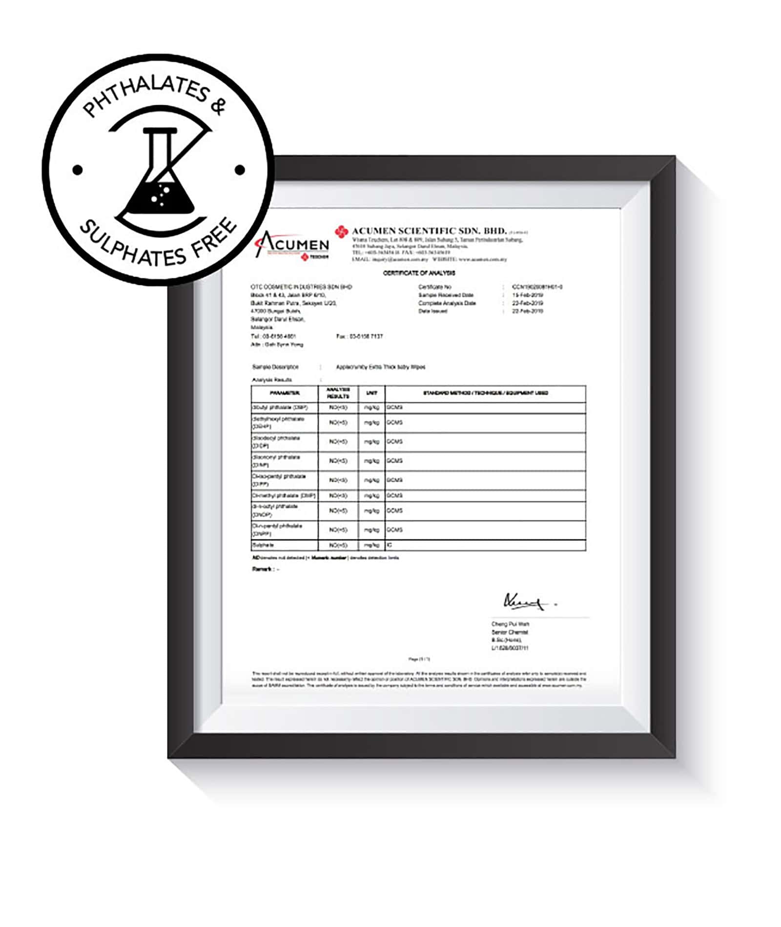 Phthalates Sulphates Free